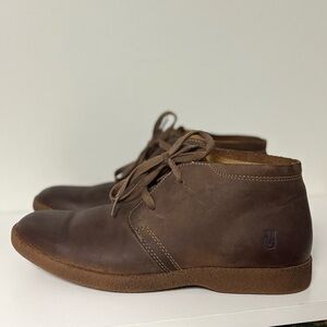 John Varvatos Men’s Hipster Leather Chukka Boot Brown Ankle sz7M